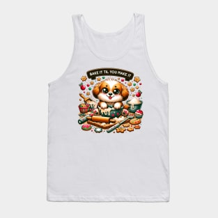 Bake It Til You Make It Christmas Dog Baking Tank Top